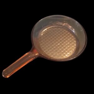 Corningware Visions Amber 7" Glass Skillet With Waffle Bottom.  No Lid